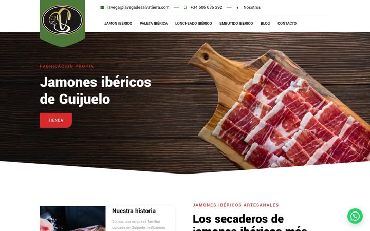 Screenshot of lavegadesalvatierra.com