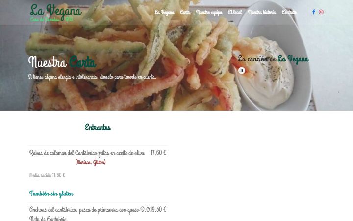 Screenshot of lavegana.es