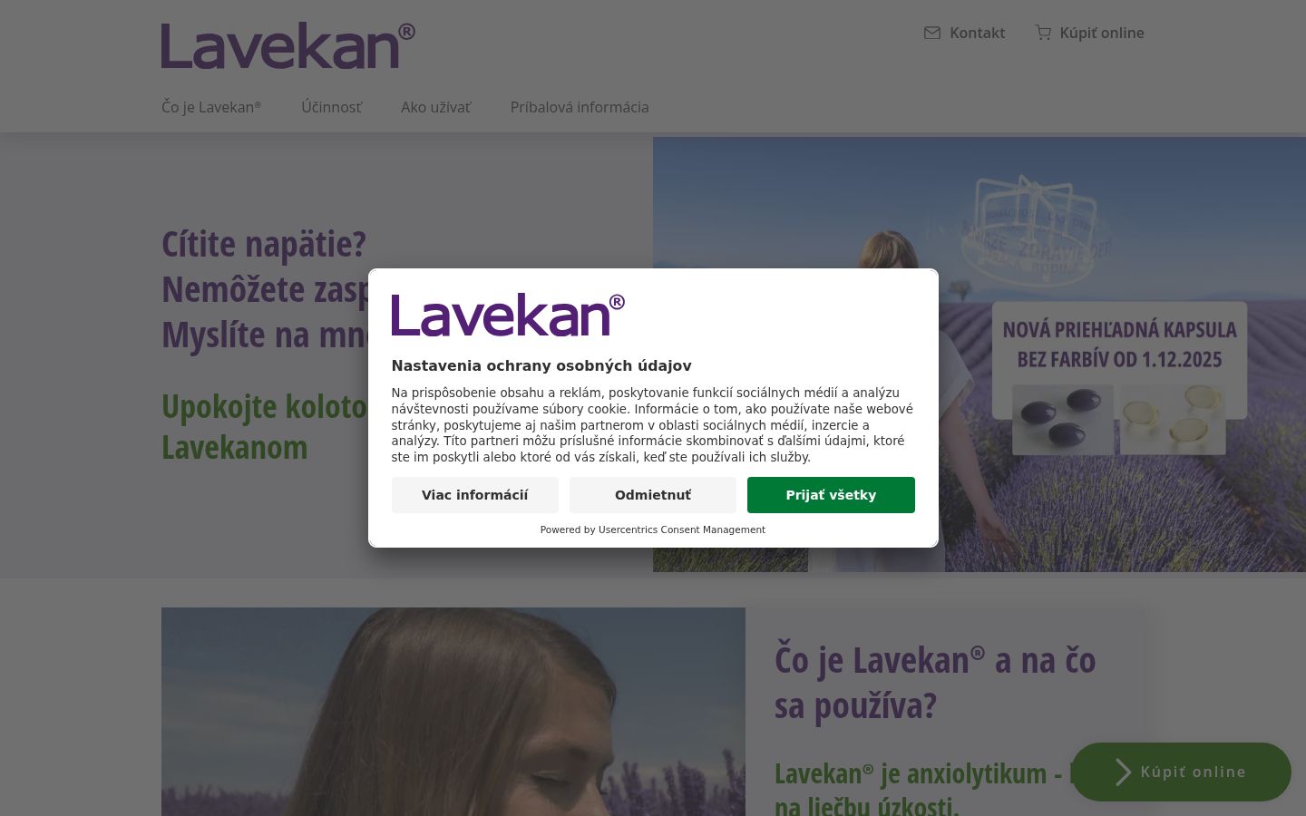 Kuvakaappaus suostumusbannerista, joka näytettiin ennen mitään vuorovaikutusta