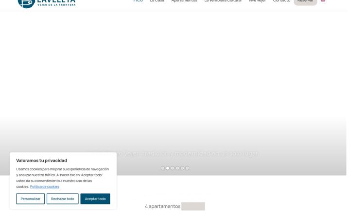 Screenshot of laveletavejer.com