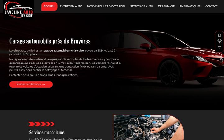 Screenshot of lavelineautobyseif.fr