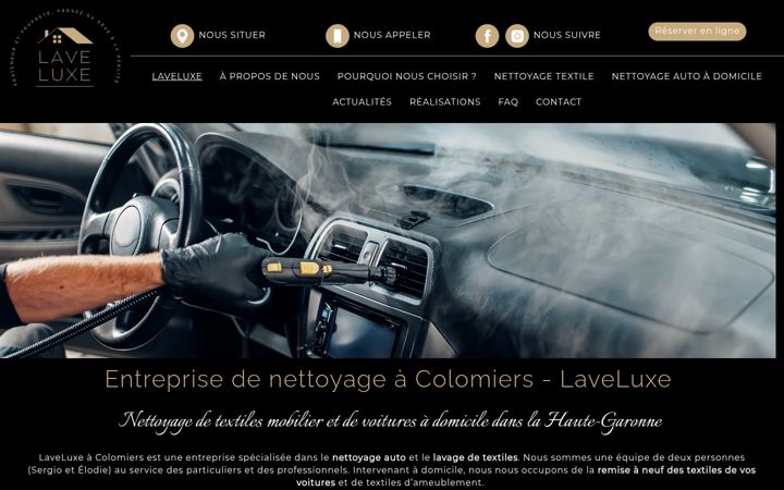 Screenshot of laveluxe31.fr