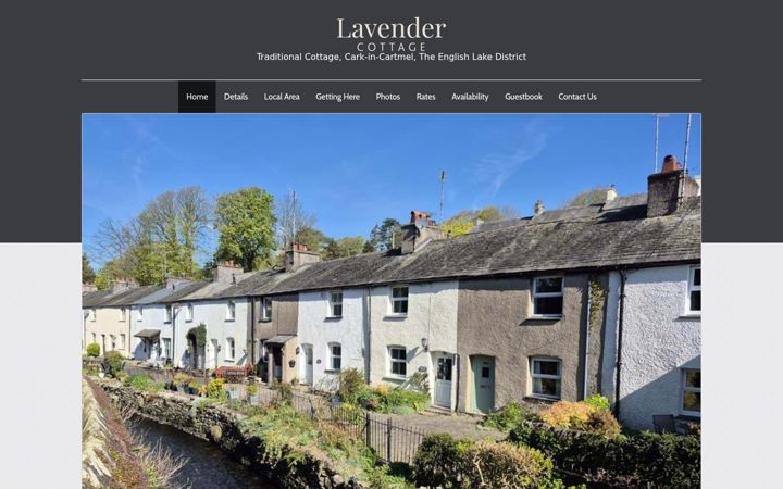 Screenshot of lavendercottage.uk