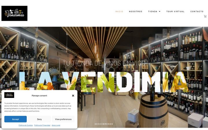 Screenshot of lavendimiavigo.es