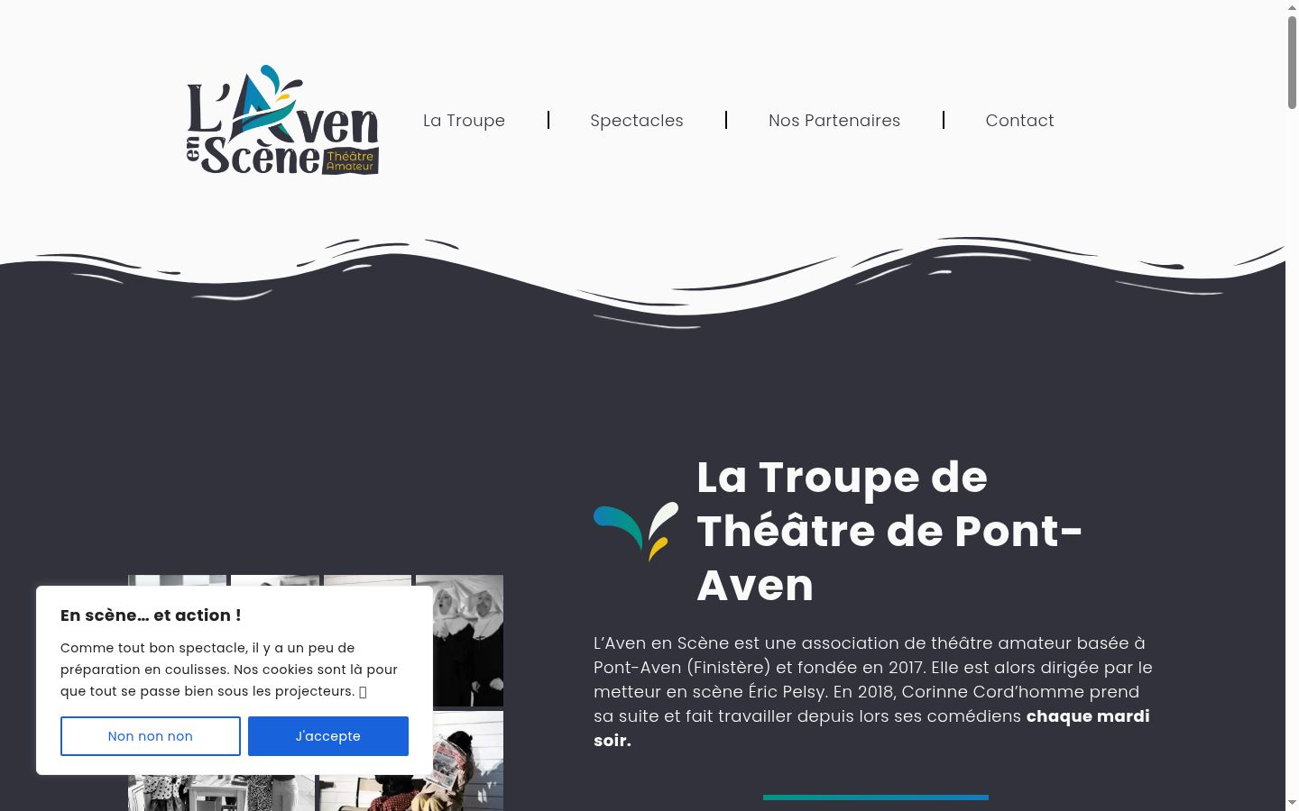 Screenshot van de toestemmingsbanner zoals getoond vóór enige interactie