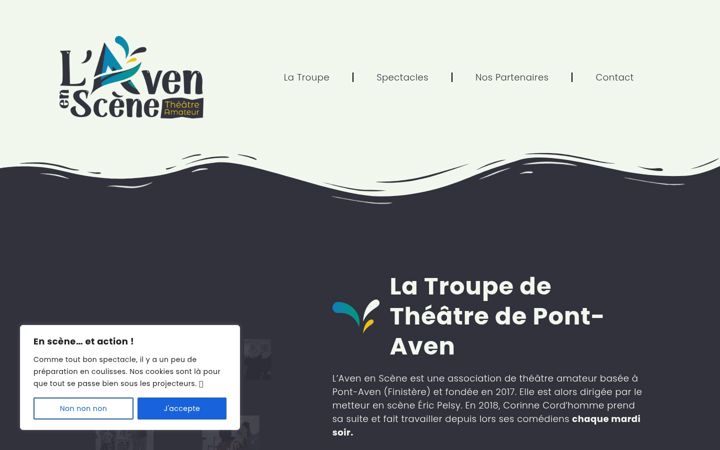 Screenshot of lavenenscene.fr