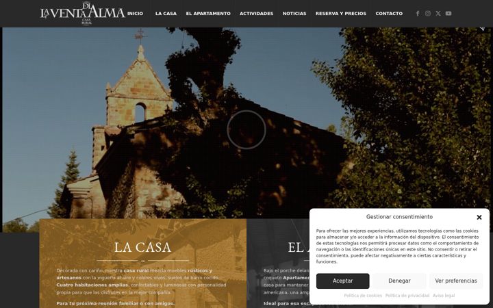 Screenshot of laventadelalma.com