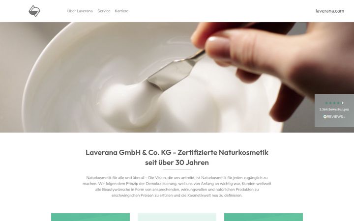 Screenshot of laverana.com