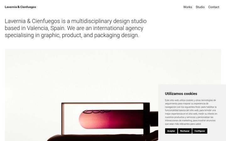 Screenshot of lavernia-cienfuegos.com