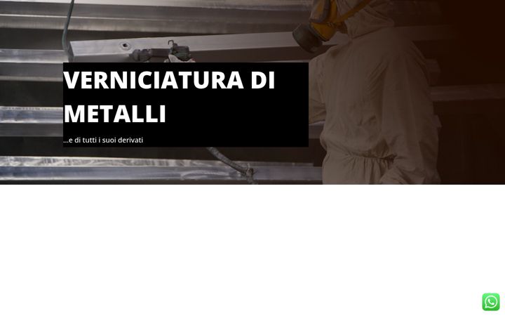 Screenshot of laverniciaturasrl.it