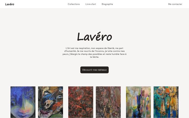 Screenshot of lavero-art.fr