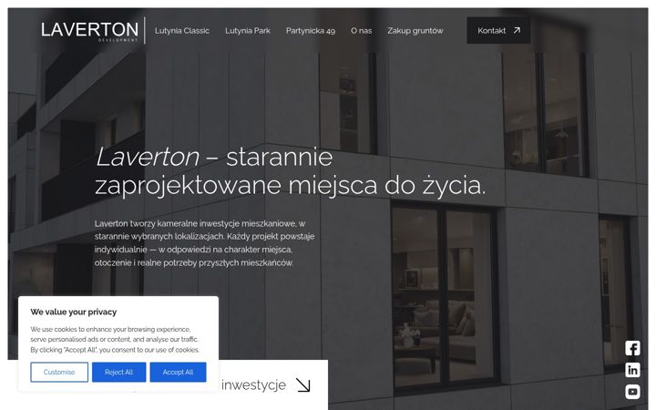 Screenshot of laverton.pl