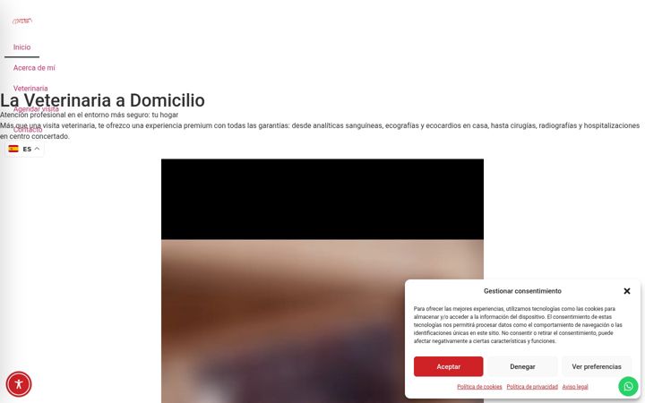 Screenshot of laveterinariaadomicilio.com