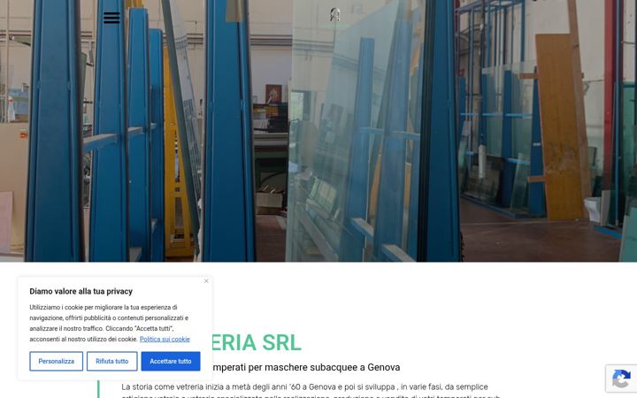 Screenshot of lavetreriasrl.it