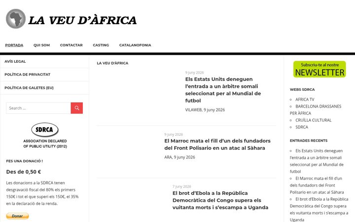Screenshot of laveudafrica.com