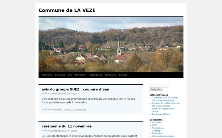 Screenshot of laveze.fr