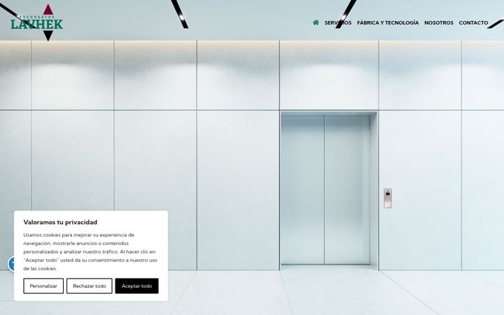 Screenshot of lavhek.com