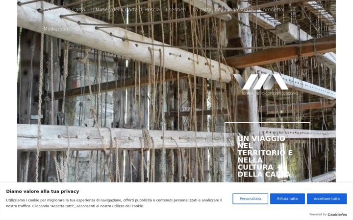 Screenshot of laviadellacarta.it