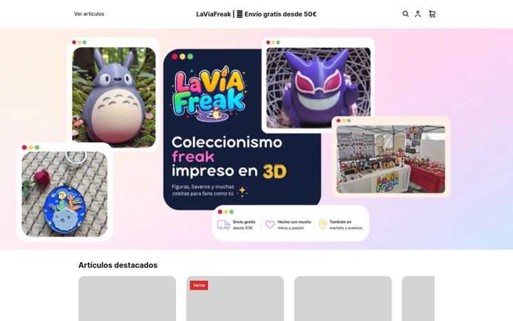 Screenshot di laviafreak.com