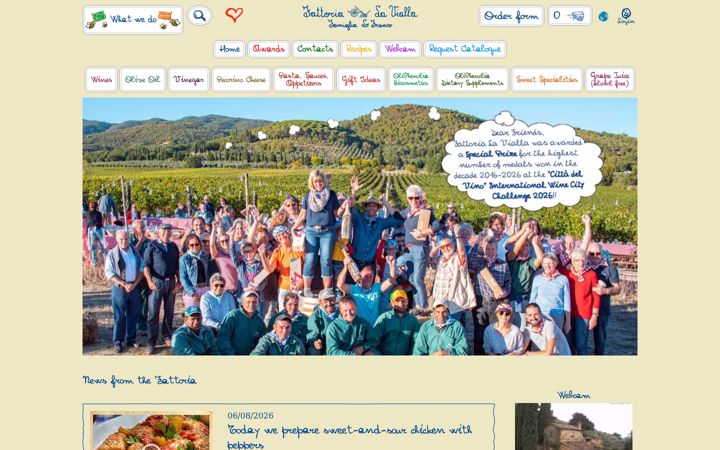 Screenshot of lavialla.com