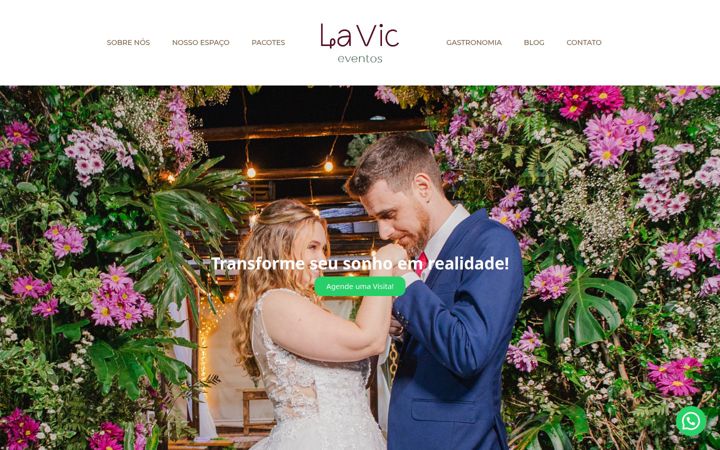 Screenshot of laviceventos.com.br