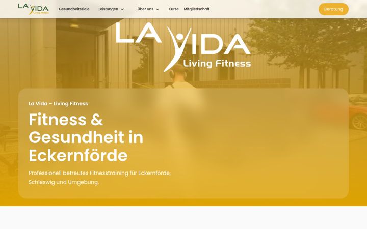 Screenshot of lavida-eckernfoerde.de