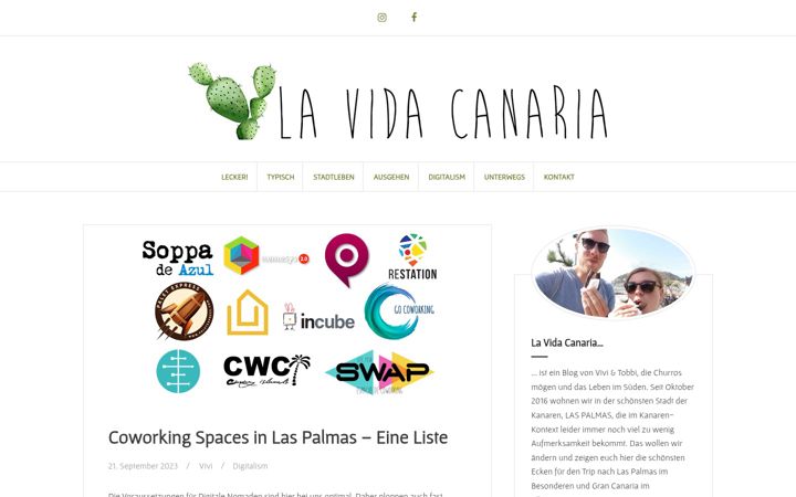 Screenshot of lavidacanaria.de