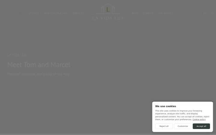 Screenshot of lavidalux.com