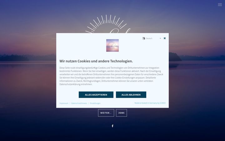 Screenshot of lavidamio.com
