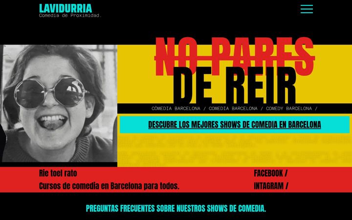 Screenshot of lavidurria.org