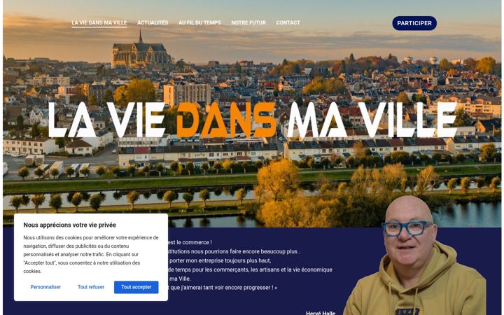Screenshot of laviedansmaville.fr