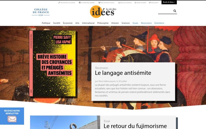 Screenshot of laviedesidees.fr