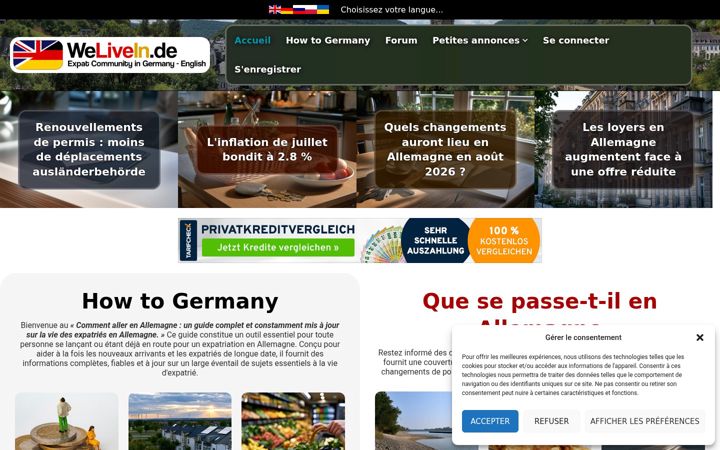 Screenshot of lavieen.de