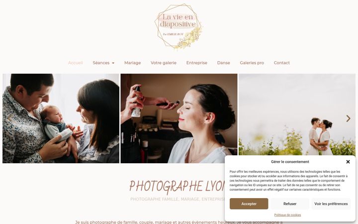 Screenshot of lavieendiapositive.fr