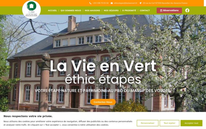 Screenshot of lavieenvert.eu