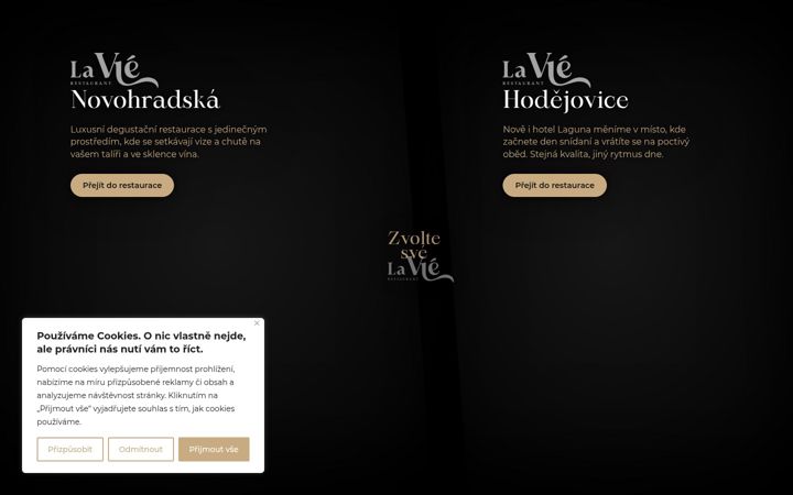Screenshot of lavierestaurant.cz