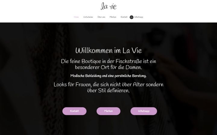 Screenshot of laviezeitz.de