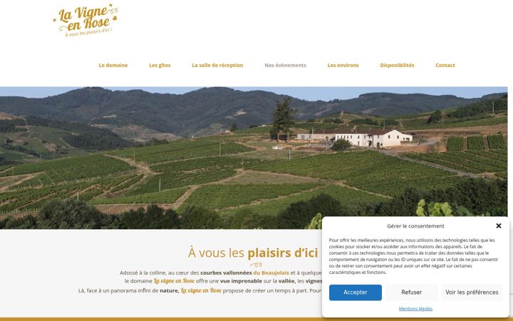 Screenshot of lavigne-enrose.fr