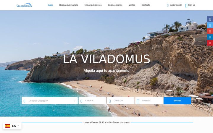 Screenshot of laviladomus.com