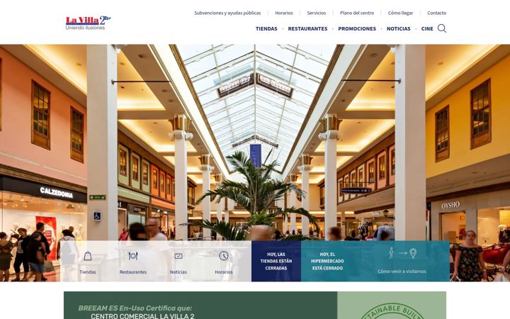 Screenshot of lavilla2.com