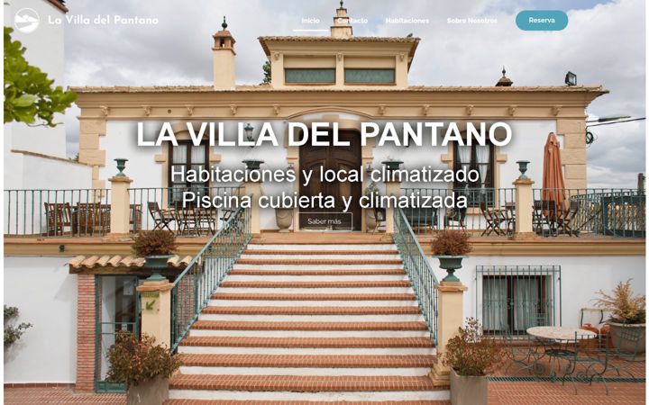 Screenshot of lavilladelpantano.com