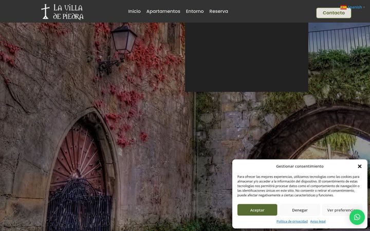 Screenshot of lavilladepiedra.com