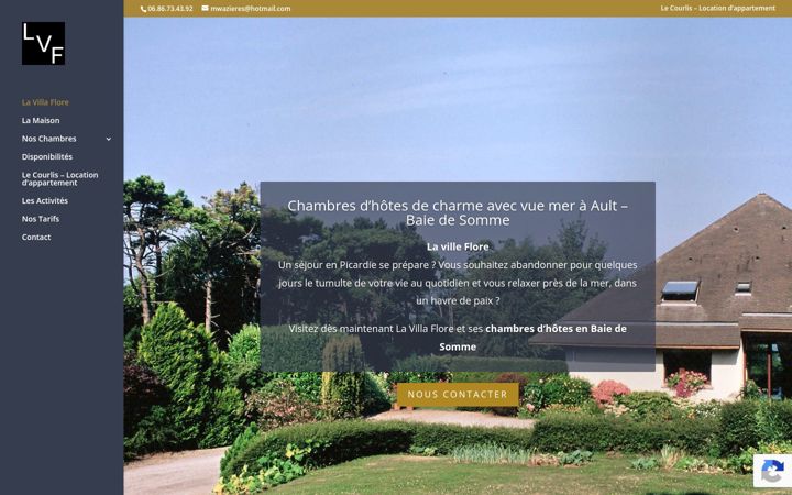 Screenshot of lavillaflore.com