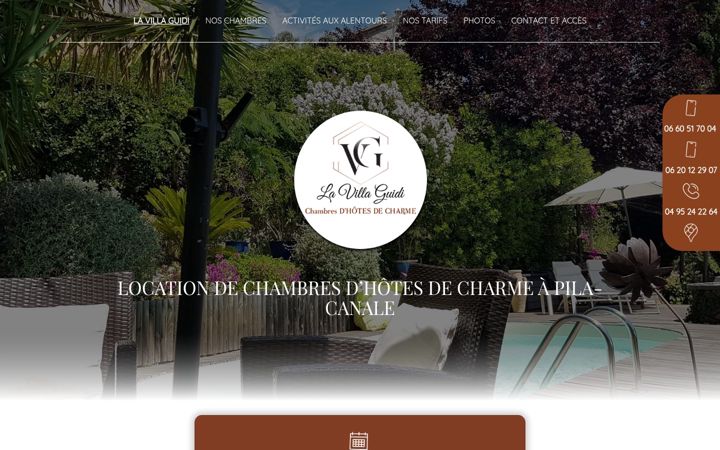 Screenshot of lavillaguidi.com