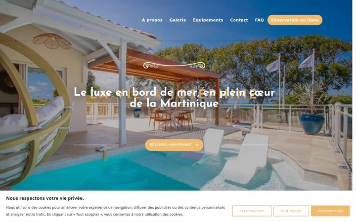 Screenshot of lavillajosephine.com