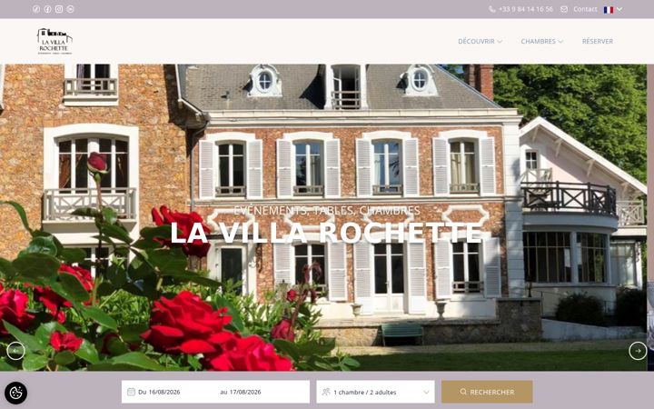 Screenshot of lavillarochette.fr