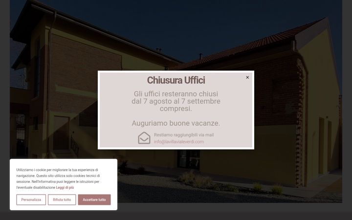 Screenshot of lavillavialeverdi.com
