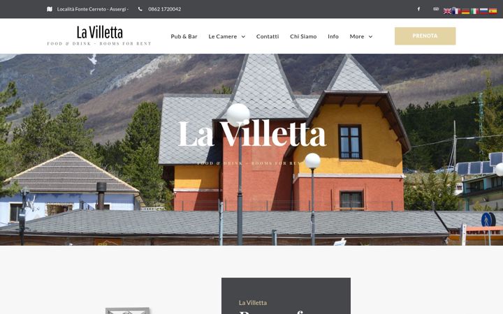 Screenshot of lavillettaaq.it