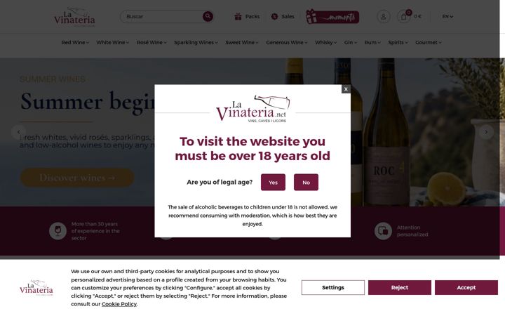 Screenshot of lavinateria.net