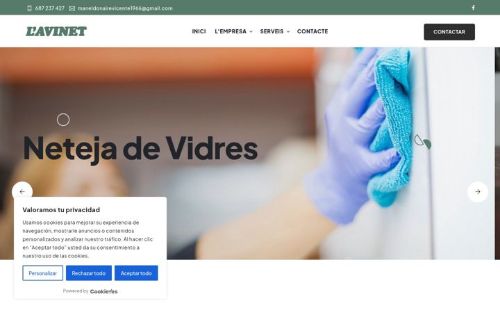 Screenshot of lavinetneteges.com